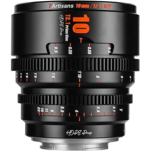 7Artisans 10mm T2.1 Prime Cine (Canon RF) Black - eBphotovideoMirrorless Lenses