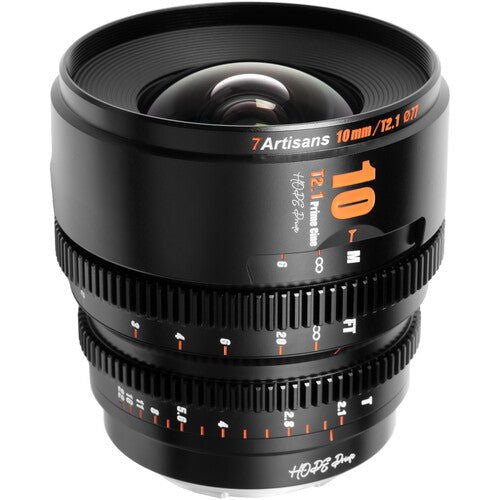 7Artisans 10mm T2.1 Prime Cine (Canon RF) Black - eBphotovideoMirrorless Lenses