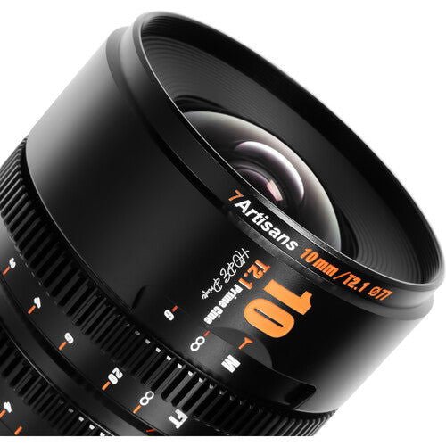 7Artisans 10mm T2.1 Prime Cine (Fuji X) Black - eBphotovideoMirrorless Lenses