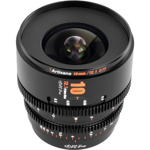 7Artisans 10mm T2.1 Prime Cine (M 43) Black - eBphotovideoMirrorless Lenses