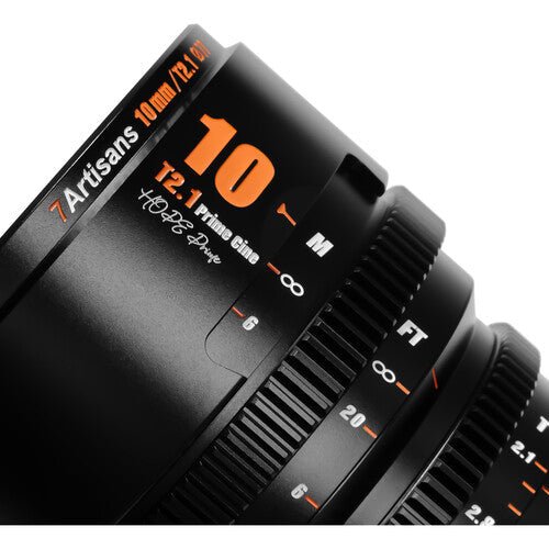 7Artisans 10mm T2.1 Prime Cine (M 43) Black - eBphotovideoMirrorless Lenses