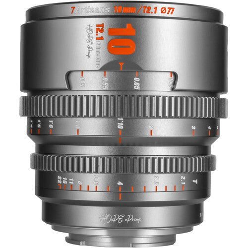 7Artisans 10mm T2.1 Prime Cine (Sony E) Black - eBphotovideoMirrorless Lenses