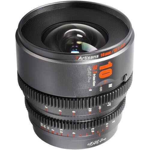 7Artisans 10mm T2.1 Prime Cine (Sony E) Titanium - eBphotovideoMirrorless Lenses