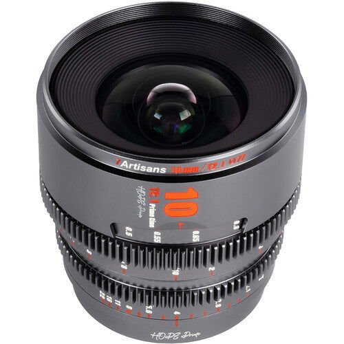 7Artisans 10mm T2.1 Prime Cine (Sony E) Titanium - eBphotovideoMirrorless Lenses