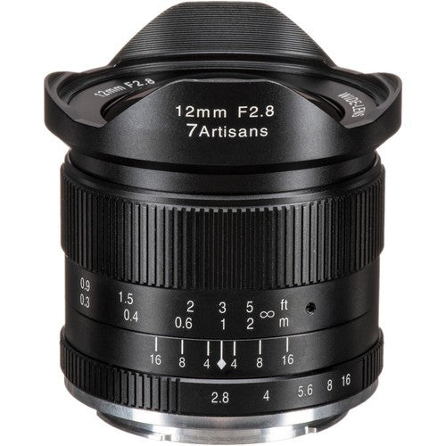 7Artisans 12mm F2.8 APS - C (Sony E) Black (A601B) - eBphotovideoMirrorless Lenses