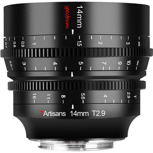 7Artisans 14mm T2.9 CINE (Sony E) - eBphotovideoMirrorless Lenses