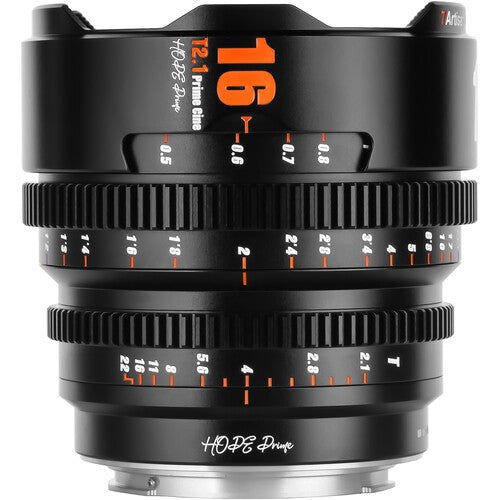 7Artisans 16mm T2.1 Prime Cine (Fuji X) Black - eBphotovideoMirrorless Lenses