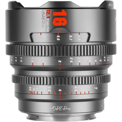 7Artisans 16mm T2.1 Prime Cine (Sony E) Titanium - eBphotovideoMirrorless Lenses