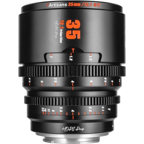 7Artisans 35mm T2.1 Prime Cine (Canon RF) Black - eBphotovideoMirrorless Lenses
