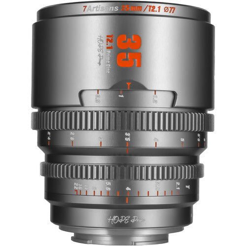 7Artisans 35mm T2.1 Prime Cine (M 43) Titanium - eBphotovideoMirrorless Lenses