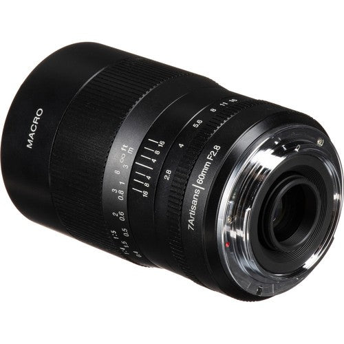 7Artisans 60mm F2.8 Macro (Canon M) Black (A112 - S) - eBphotovideoMirrorless Lenses