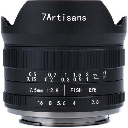 7Artisans 7.5mm F2.8 II APSC Fisheye (Canon M) - eBphotovideoMirrorless Lenses