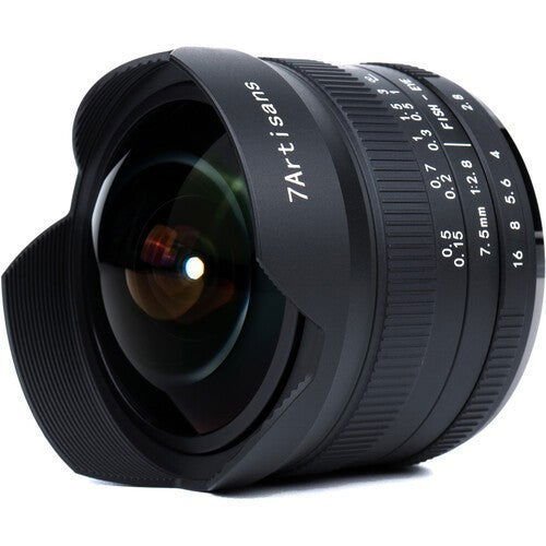 7Artisans 7.5mm F2.8 II APSC Fisheye (Canon M) - eBphotovideoMirrorless Lenses