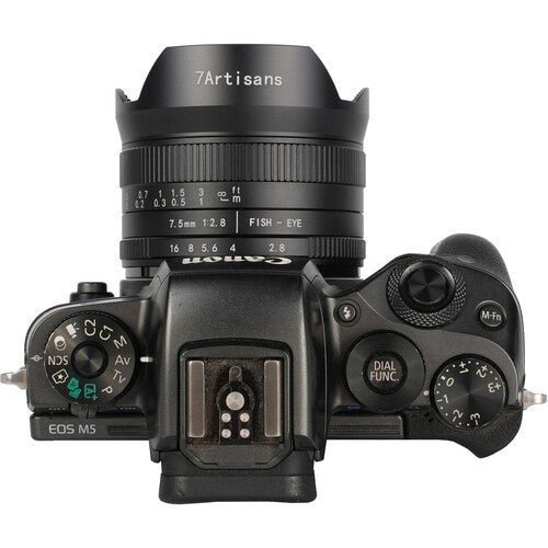 7Artisans 7.5mm F2.8 II APSC Fisheye (Canon M) - eBphotovideoMirrorless Lenses