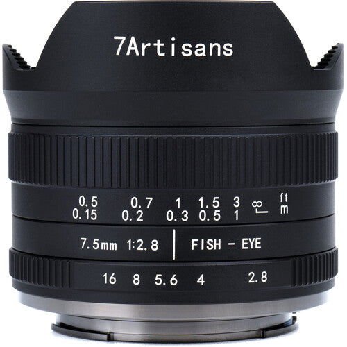 7Artisans 7.5mm F2.8 II APSC Fisheye (M 43) - eBphotovideoMirrorless Lenses
