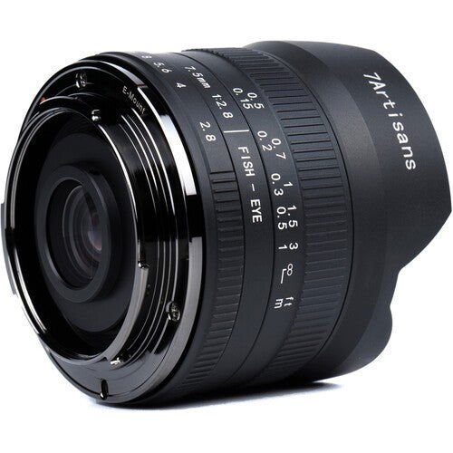 7Artisans 7.5mm F2.8 II APSC Fisheye (Sony E) - eBphotovideoMirrorless Lenses