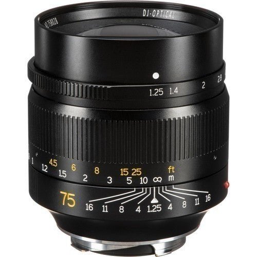 7Artisans 75mm F1.25 (Leica M) أسود (A113B) - عدسات eBphotovideoMirrorless