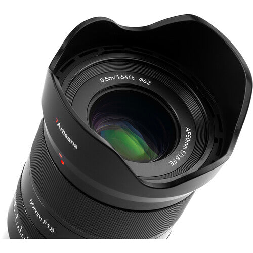 7Artisans AF 50mm F1.8 Full Frame (Sony E) - eBphotovideoMirrorless Lenses