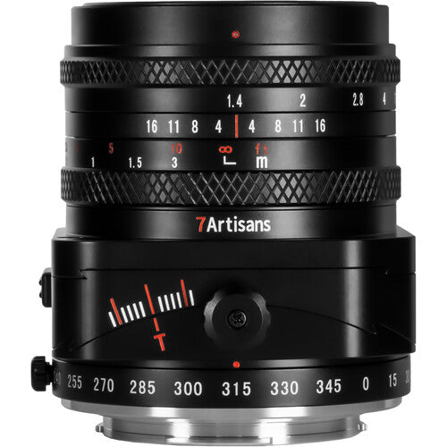 7Artisans APSC Tilt 50mm F1.4 (M 43) - eBphotovideoMirrorless Lenses