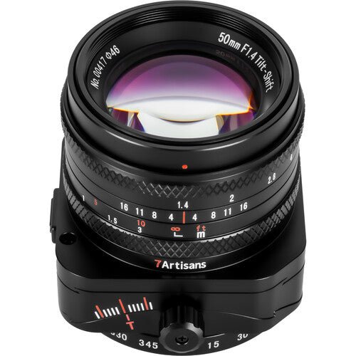 7Artisans APSC Tilt 50mm F1.4 (Sony E) - eBphotovideoMirrorless Lenses