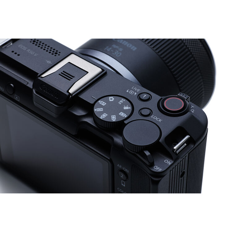 Canon EOS R50V KIT (RF-S 14-30 PZ) أبيض