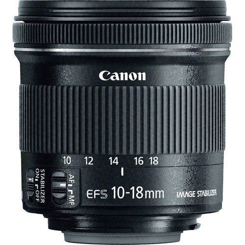 Canon EF - S 10 - 18mm f/4.5 - 5.6 IS STM Lens - eBphotovideoDSLR Lenses