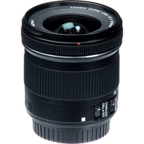 Canon EF - S 10 - 18mm f/4.5 - 5.6 IS STM Lens - eBphotovideoDSLR Lenses
