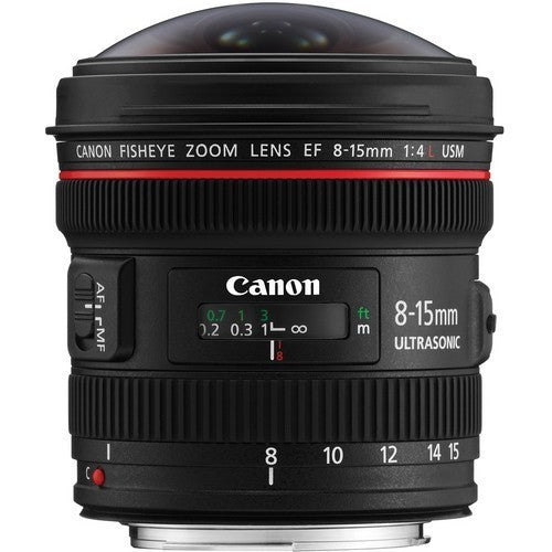 Canon EF 8 - 15mm F4 L Fisheye USM - eBphotovideoDSLR Lenses