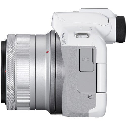 طقم كانون EOS R50 (18 - 45) أبيض (مع محول) - bhphotovideo كاميرات بدون مرآة