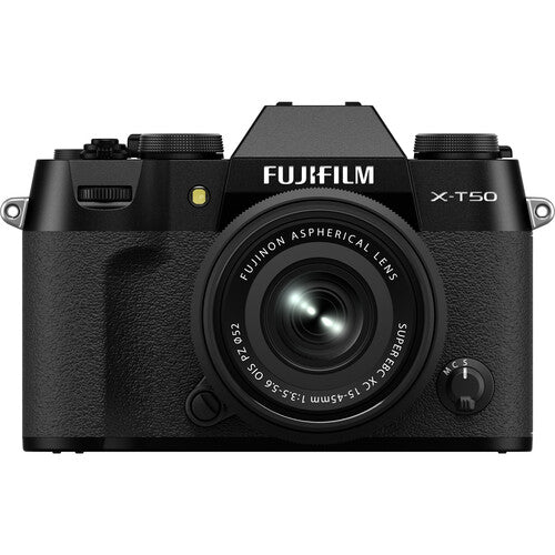 Fujifilm X - T50 Kit (15 - 45) Black - eBphotovideoMirrorless Cameras
