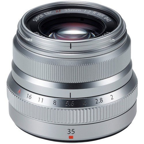 FUJINON XF 35mm F2 R WR Lens (Silver) - eBphotovideoMirrorless Lenses