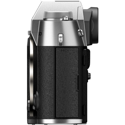 فوجي فيلم اكس - T50 كيت (16 - 50) فضي - eBphotovideoMirrorless Cameras