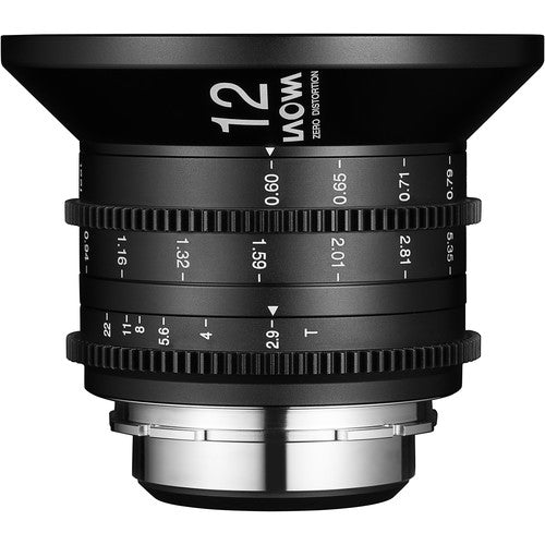 Laowa 12mm T/2.9 Zero - D Cine (EF) - eBphotovideoCine Lenses