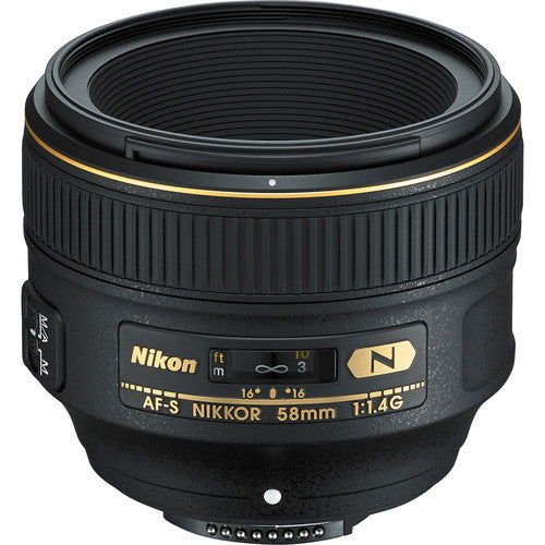 Nikon AF - S Nikkor 58mm f/1.4G - eBphotovideoDSLR Lenses
