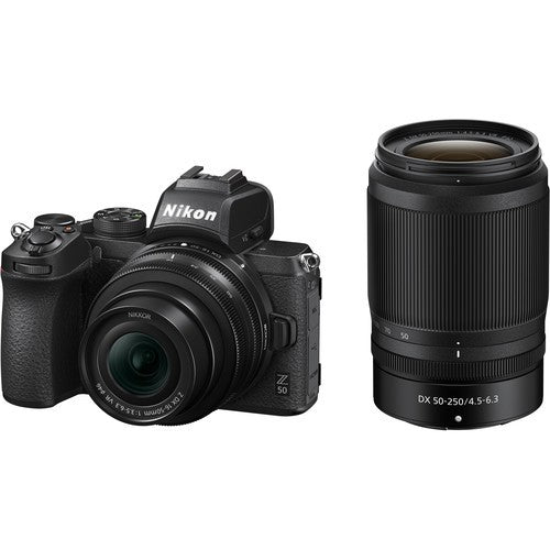Nikon Z50 Kit twin lens kit (16 - 50)(50 - 250) - eBphotovideoMirrorless Cameras