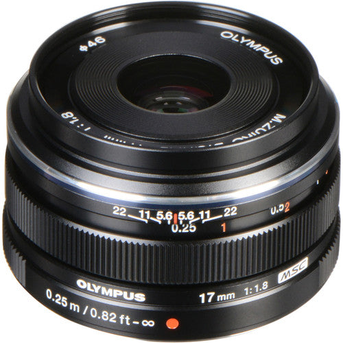 نظام OM M.Zuiko Digital 17mm F1.8 II (أسود)