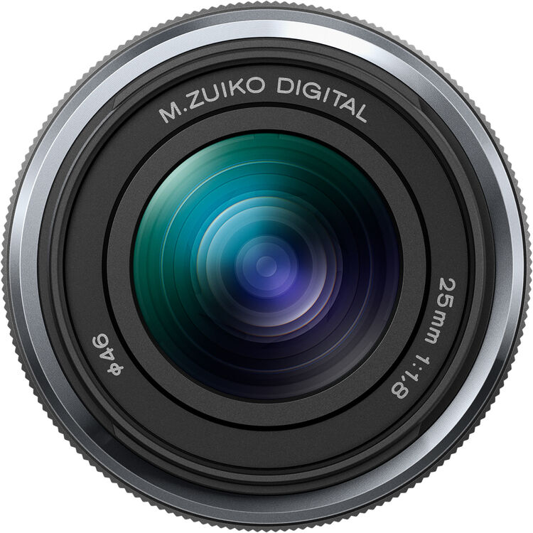 نظام OM M.Zuiko Digital 25mm F1.8 II (أسود)