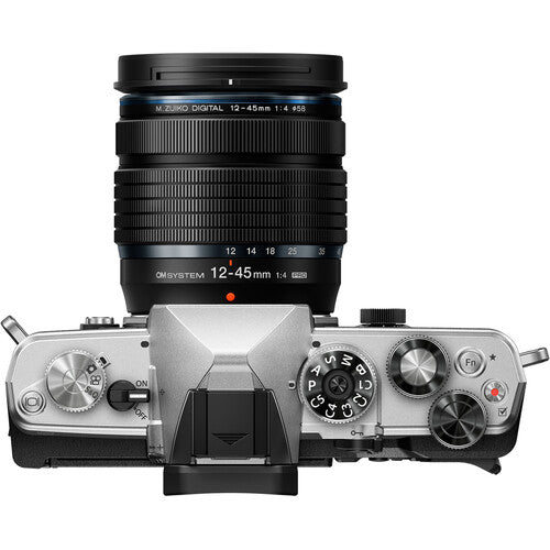 OM System OM - 3 Kit (12 - 45) Silver - eBphotovideoMirrorless Cameras