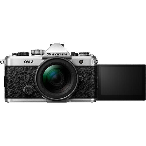 OM System OM - 3 Kit (12 - 45) Silver - eBphotovideoMirrorless Cameras