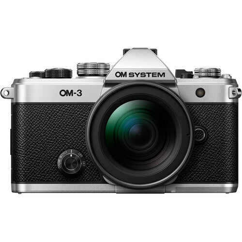 OM System OM - 3 Kit (12 - 45) Silver - eBphotovideoMirrorless Cameras