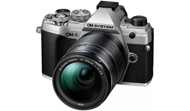 OM System OM - 5 Kit (14 - 150 II) Silver - eBphotovideoMirrorless Cameras