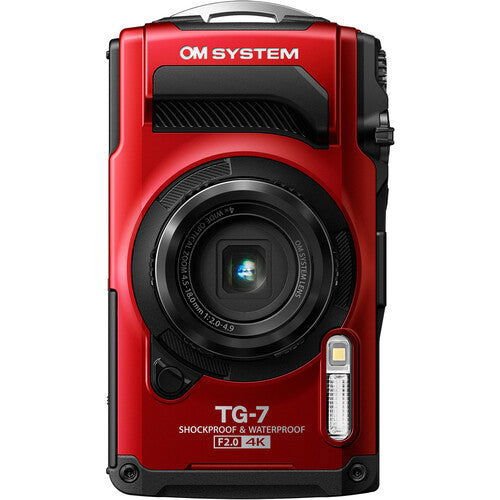 OM System Tough TG - 7 Red - eBphotovideoCompact Cameras