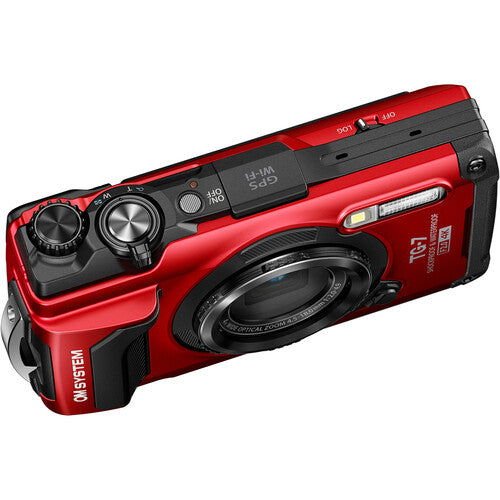 OM System Tough TG - 7 Red - eBphotovideoCompact Cameras