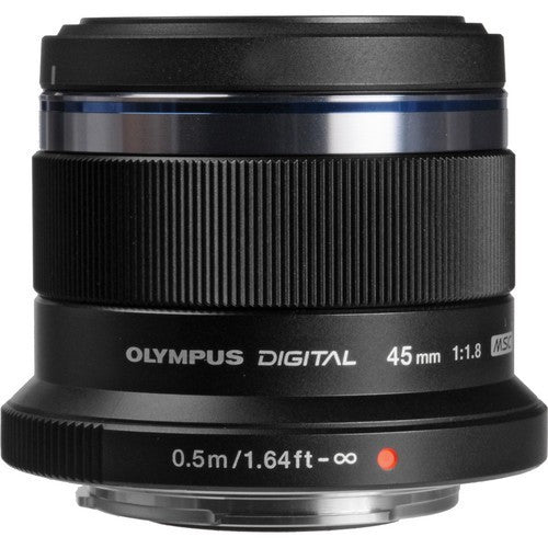 Olympus M.ZUIKO DIGITAL ED 45mm f/1.8 (Black) - eBphotovideoMirrorless Lenses