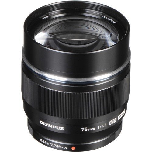 Olympus M.ZUIKO DIGITAL ED 75mm F1.8 (Black) - eBphotovideoMirrorless Lenses