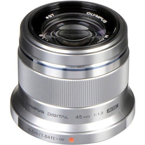 Olympus M.ZUIKO ED 45mm f/1.8 (Silver) - eBphotovideoMirrorless Lenses