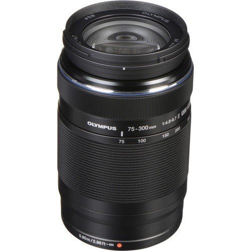 Olympus M.ZUIKO ED 75 - 300mm f/4.8 - 6.7 II (Black) - eBphotovideoMirrorless Lenses