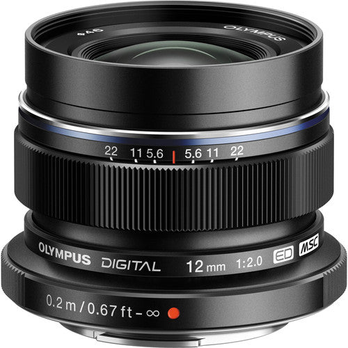Olympus M.ZUIKO DIGITAL ED 12mm f2.0 Black - eBphotovideoMirrorless Lenses