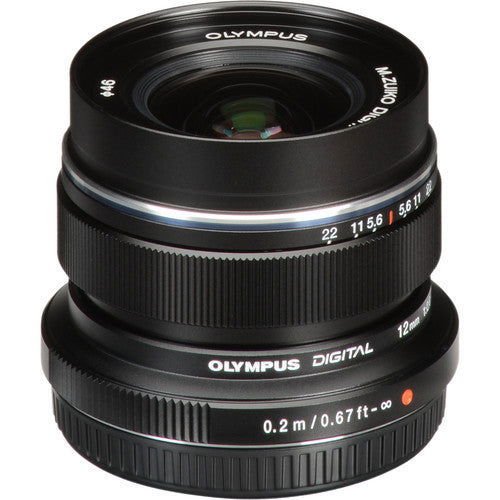 Olympus M.ZUIKO DIGITAL ED 12mm f2.0 Black - eBphotovideoMirrorless Lenses