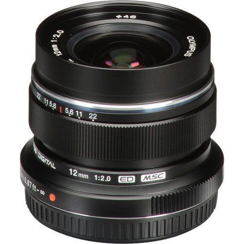 Olympus M.ZUIKO DIGITAL ED 12mm f2.0 Black - eBphotovideoMirrorless Lenses